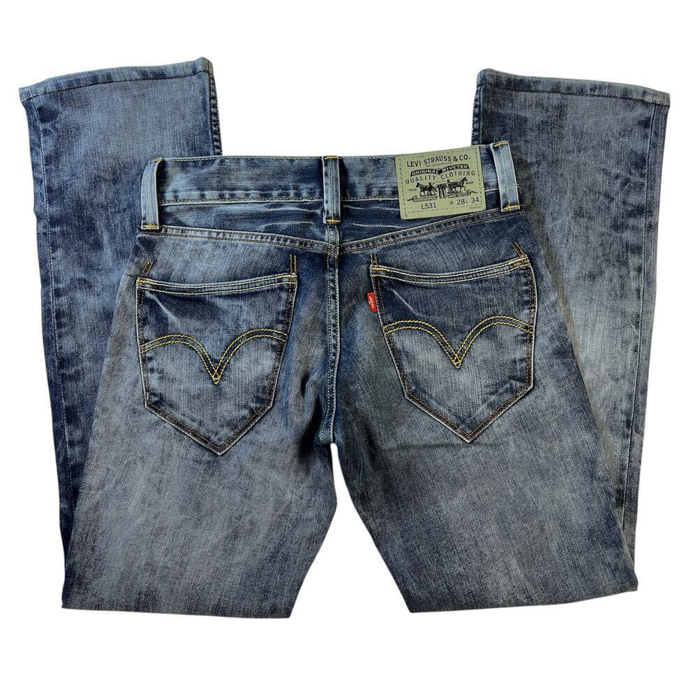 Levi’s 531 Athletic Slim Fit Jeans Stretch Denim Size 28x30